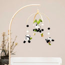 Baby Crib Mobile - Panda Mobile for Crib, Nursery Mobile Decor, Baby Bassinet Mobile Toy - Shower Set for Infant Bedroom Hanging Decoration, Gender Neutral Baby Gift by CozyNest Decor