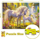 Puzzles for Kids Ages 6-8 8-10 - Unicorn and Foal, 200 Piece Puzzles for Kids, Learning Educational Jigsaw Puzzles Toys Gifts for 6 7 8 9 10 Year Old by TinyTreasures Baby Boutique