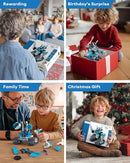 5 in 1 STEM RC Robot Building Kit, 398PCS APP & Remote Control Blocks DIY Engineering Robotics, Erector Science Set for Kids Age 6 7 8 9 10 11 12+, Educational Learn Toys Gift for Boys & Girls by TinyTreasures Baby Boutique