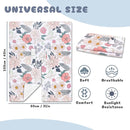 Car Seat Cover Baby, Infant Car Seat Canopy Covers for Newborn Girls Boys, Soft Breathable Minky Carseat Covers Stretchy Multi-Use Nursing Cover for Stroller Baby Car Seat, Daisy Flroal by TinyTreasures Baby Boutique