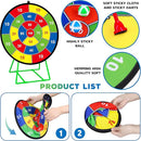 Large Dart Board for Kids, Kids Double-Sided Dart Board with Sticky Balls and Darts, Indoor/Outdoor Sport Fun Party Play Game Toys, Gifts for 3 4 5 6 7 8 9 10 11 12 Year Old Boys Girls by TinyTreasures Baby Boutique