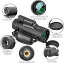 Monocular Telescope High Power 8x42 Monoculars Scope Compact Waterproof Fogproof Shockproof with Hand Strap for Adults Kids Bird Watching Hunting Camping Hiking Travling Wildlife Secenery by TinyTreasures Baby Boutique