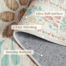 jinchan Vintage Floral Runner Rug 2x6 - Machine Washable Distressed Design Non-Slip Low-Pile Soft Thin Carpet for Hallway Kitchen Farmhouse Bedroom Entryway Laundry Room (2x6ft,Apricot Multi) by TinyTreasures Baby Boutique