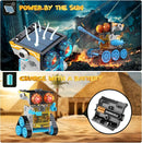 30-in-1 Solar Robot Kit - 243 Pieces, STEM Educational Building Set for Kids Aged 8-12, Science Experiment Gift for Birthdays (Blue) by TinyTreasures Baby Boutique