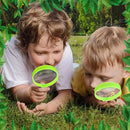 Libima 12 Set Binoculars for Kids with Neck String with Magnifying Glass and Compass Green, Toy for Boys and Girls for Bird Watching Camping Outdoor Explorer Kit Camping Outdoor Toys by TinyTreasures Baby Boutique