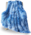 GONAAP Fuzzy Faux Fur Throw Blanket Twin Size Indigo Super Soft Cozy Plush Fuzzy Shaggy Blanket for Couch Sofa Bed (Indigo, Twin(60"x80")) by CozyNest Decor