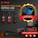 Pyle 1/2 Size Beginner Violin Starter Kit, Violin Starter Package with Travel Case & Bow, Extra Strings, Digital Tuner, Shoulder Rest & Cleaning Cloth for Students, Kids, Adults by TinyTreasures Baby Boutique