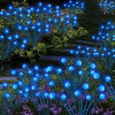 Kohlrabi Solar Garden Lights Outdoor, 6 Pack 60 LED Firefly Lights, Waterproof, Sway by Wind, for Yard, Patio, Backyard, Garden, Planter, Flower Bed, Pathway Decoration by GreenHaven Gardens