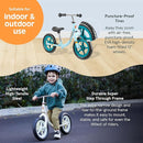 Retrospec Cub Toddler 12" Balance Bike, 18 Months - 3 Years Old, No Pedal Beginner Kids Bicycle for Girls & Boys, Flat-Free Tires, Adjustable Seat, & Durable Frame by TinyTreasures Baby Boutique