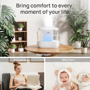 Dreo Humidifiers for Bedroom, 4L Top Fill for Large Room, 36H Runtime, 28 dB Quiet Supersized Cool Mist Air Humidifier for Baby Nursery, Plants, Indoor, Night Light, Easy to Clean & Fill by TinyTreasures Baby Boutique
