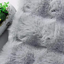 UKELER Ultra Soft Throw Blanket Grey Fluffy Blankets & Throws Faux Fur Blanket for Couch, Bed, Sofa Cozy Plush Warm Thick Velvet Blanket for Women, Men 50''x60'' by CozyNest Decor