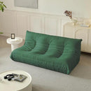 Luxury Sofa Couch Chair, Lazy Floor Seating, Fireside Bean Bag Chair, Ergonomic Tatami Sofa Lounger for Living Room, Bedroom, Office, 3 Seat, Green by CozyNest Decor