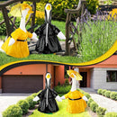 Frienda 2 Set Porch Goose Outfits Clothes 23 Inch Garden Raincoat Flag Bee Fishing Style Goose Costume for Lawn Patio Valentine's Day Decor by GreenHaven Gardens