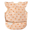 Tiny Twinkle Mess Proof Baby Bib - Waterproof & Lightweight Baby-Led Weaning Apron | 100% Recycled Polyester, Easy Clean & Machine Washable (Boho Rainbow, Large 2-4 Years) by TinyTreasures Baby Boutique