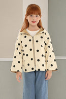 Mud Kingdom Cute Girls Hooded Jacket Reversible Full Zipper Outerwear by TinyTreasures Baby Boutique