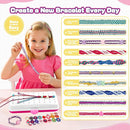 Cmiolacuna Friendship Bracelet Making Kit for Girls, 3-Layer Storage Box Arts and Crafts Bracelets Jewelry String Maker Kit Ages 8-12,Best Christmas Birthday Gift for Girls 6 7 8 9 10 11 12 Year Old by TinyTreasures Baby Boutique
