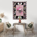yowecso Sugar Skull Tapestry Horror Skeleton Tapestry Wall Hanging for Bedroom Rose Skull Tapestries Aesthetic Wall Decor for Home Dorm Living Room 50"x60" by CozyNest Decor