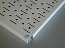 Wall Control Pegboard Organizer 4 ft. Metal Pegboard Standard Tool Storage Kit with Black Toolboard and White Accessories