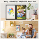 Family Handprint Kit, DIY Craft Keepsake Photo Frame, Hand Print Ornament Kits, Family Gifts for New Parents & Mom & Baby, Grandparents, Couples, Father's Day, Mother's Day, Anniversary by TinyTreasures Baby Boutique