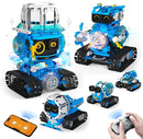 5 in 1 STEM Robot Building Toys for Boys Age 8-13, 494PCS Remote & App-Controlled Set Educational Coding Toy, Kids DIY Sound & Light Interactive Science Sets, Gift for Boys Girls 10-12 by TinyTreasures Baby Boutique