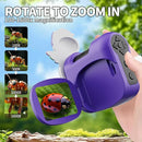1600X Handheld Microscope for Kids 2" IPS Screen Kit Mini Pocket Digital Microscopes STEM Science with Slides Photo Video Rechargeable Portable Scope Gift for Ages 6-12 (Purple) by TinyTreasures Baby Boutique