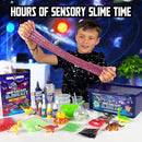 Original Stationery Dinosaur Galaxy Slime Kit for Boys - Multicolor Glow-in-The-Dark & Glitter Slime for Kids - DIY Craft & Birthday Gift by TinyTreasures Baby Boutique