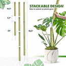 DUSPRO Stackable Mesh Moss Pole for Plants Monstera Potted Plant Stakes for Indoor Plants Extendable Plant Pole Moss Sticks for Plants Climbing Vine Supporting Monstera Trellis 4Pack 71'' by GreenHaven Gardens