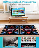 Music Dance Mat for Kids & Adults,Ideal for Fitness Dance Games,899 Games,64GB Memory Card,75 Music Videos,650 Songs.for TV use,Made of Premium Flannel,a Luxurious Gift for Children by TinyTreasures Baby Boutique