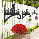 Plant Hangers Outdoor Heavy Duty Iron Decorative Dog Silhouette Plant Hooks for Hanging Baskets 11 inch Hanging Plant Bracket Wall Hooks for Flower Pot Lantern Bird Feeder Wind Chimes by GreenHaven Gardens