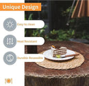 Defined Deco Woven Placemats Set of 6,13" Round Rattan Placemats,Natural Hand-Woven Water Hyacinth Placemats,Farmhouse Weave Place Mats,Rustic Braided Wicker Table Mats for Dining Table,Home,Wedding. by CozyNest Decor