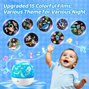 PIKOY Kids Toys for Girls Gifts, 15 Films Light Projector for Girls Toys Age 6-8, 15 Soothing Music for Kids Toys 0-10,Star+Unicorn+Princess+Mermaid Projector Toddler Girl Toys, 1 Year Old Girl Gifts by TinyTreasures Baby Boutique