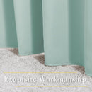 NICETOWN Seafoam Green Curtains 2 Panels 84 inches Long - Grommet Blackout Thermal Insulated Room Darkening Sound Reducing Window Drapes for Living Room/Bedroom, W52 x L84 by TinyTreasures Baby Boutique