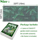 Garden Netting, Plant Covers 10x33Ft Net Ultra Fine Mesh Protection Netting for Vegetable Plants Fruits Flowers Crops Greenhouse Row Cover Raised Bed Barrier Screen Protection Net Cover by GreenHaven Gardens