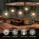 5 Pcs 1000 LED Plug-in Starburst Sphere Lights, Firework 8 Modes Dimmable Remote Control Waterproof Hanging Fairy, Copper Wire for Patio Party Tent Christmas (Warm White) by GreenHaven Gardens