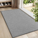 LEKEEPGO Door Mat 24"x36", Non Slip Door Mat Indoor Entrance, Rubber Backing Front Indoor Door mat Washable Absorbent Low-Profile Entryway Entry Resist Dirt Inside Door Mats, Light Grey by CozyNest Decor