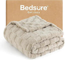 Bedsure GentleSoft Light Brown Throw Blanket for Couch - Super Soft Cozy Blankets Gifts for Women Men Girls, Cute Small Fleece Throws for Bedroom Home Decor, 50x70 Inches by CozyNest Decor