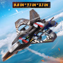 BEZGAR Drones for Kids | 2.4GHZ RC Plane, Remote Control Airplane, RC Helicopter, 360° Flip Fighter Jet Toy with Colorful LED Navigation Light Gray by TinyTreasures Baby Boutique