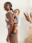 BabyBjörn Baby Carrier Harmony, Silver, 3D Mesh | 3-in-1 Ergonomic Baby Carrier; Newborn, Facing-In, Outward-Facing, and Back Carrying Positions Supported (7-40 lbs), Newborn to Toddler by TinyTreasures Baby Boutique