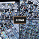 4-Lights Modern Flush Mount Ceiling Light Fixtures,Elegant Crystal Chandelier Pendant Ceiling Lamp for Bedroom,Living Room,Dining Room,Hallway H5.9 x W13.7 x L13.7 (Bulbs Not Included) Square by CozyNest Decor