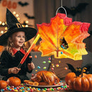 WERNNSAI Fall Leaf Pinata - Maple Leaf Pinata Thanksgiving Party Games for Kids Orange Autumn Hanging Leaves Decor Fall Festival Thanksgiving Family Party Favors with Blindfold by TinyTreasures Baby Boutique