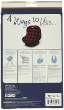 Itzy Ritzy 4-in-1 Nursing Cover, Car Seat Cover, Shopping Cart Cover & Infinity Scarf – Breathable, Multi-Use Nursing Cover Up for Breastfeeding, Carseat Canopy & Stroller Cover (Buffalo Plaid) by TinyTreasures Baby Boutique