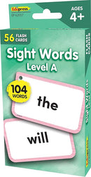 Teacher Created Resources Sight Words Flash Cards - Level A (EP62037), 3-1/8" x 5-1/8" by TinyTreasures Baby Boutique