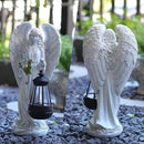 Solar Angel Outdoor Garden Decor Statues – 13.2 inches Solar Outdoor Sculptures for Outside Yard Art Patio Balcony Front Lawn Ornaments Gifts for Mom Grandma Women by CozyNest Decor