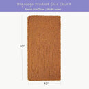 Bigacogo Chunky Knit Throw Blanket for Couch, 40x80 inches, 100% Hand Knitted with Thick Jumbo Chenille Yarn, Cozy Soft Large Rope Knot Cable Crochet Blankets for Sofa Bed Living Room, Burnt Orange by CozyNest Decor
