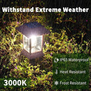 Solar Pathway Lights Outdoor Waterproof IP65, Brown Solar Lights Outdoor with Hook 6PK, Upgraded 1000mAH Battery, Up to 12Hrs, Auto On/Off, Garden Decor for Yard, Driveway, Walkway (Bulb) by GreenHaven Gardens