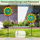 Wind Spinner - Metal Large Wind Spinners Outdoor - Windmill for Yard and Garden, Gift for Family, Friends, Garden Lovers(74'' x 22'') by CozyNest Decor