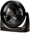 Amazon Basics Air Circulator Fan, Desk Fan for Bedroom, Home and Office, With 90-Degree Tilt Head, 3 Speed Settings, Lightweight (4.2 LBS), 70 Watts, Black, 14.8"Wx7.6"Dx14.1"H by CozyNest Decor