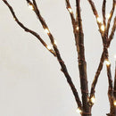 Fudios Lighted Twigs and Branches for Vases Plug in 32in Tall,Brown Willow Tree Branches with Lights 150 LED Outdoor Indoor Holiday Party Decor Gift 2Sets by CozyNest Decor