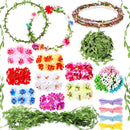 Syhood Mini Plum Blossom Crowns Making Kit, 120 Pcs Parts, Make Your Own Flower Wreath Headbands and Bracelets Craft Kit Hair Accessories Handmade DIY Floral Crown Garland Presents by TinyTreasures Baby Boutique