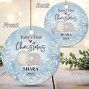 Personalized Baby First Christmas Ornament 2025 - Custom New Babies Ornament - Sweet Gift for New Parents - Baby Xmas Decoration - Christmas, Birthday Gift for Babies, Boy, Girls, Mom, Dad by TinyTreasures Baby Boutique
